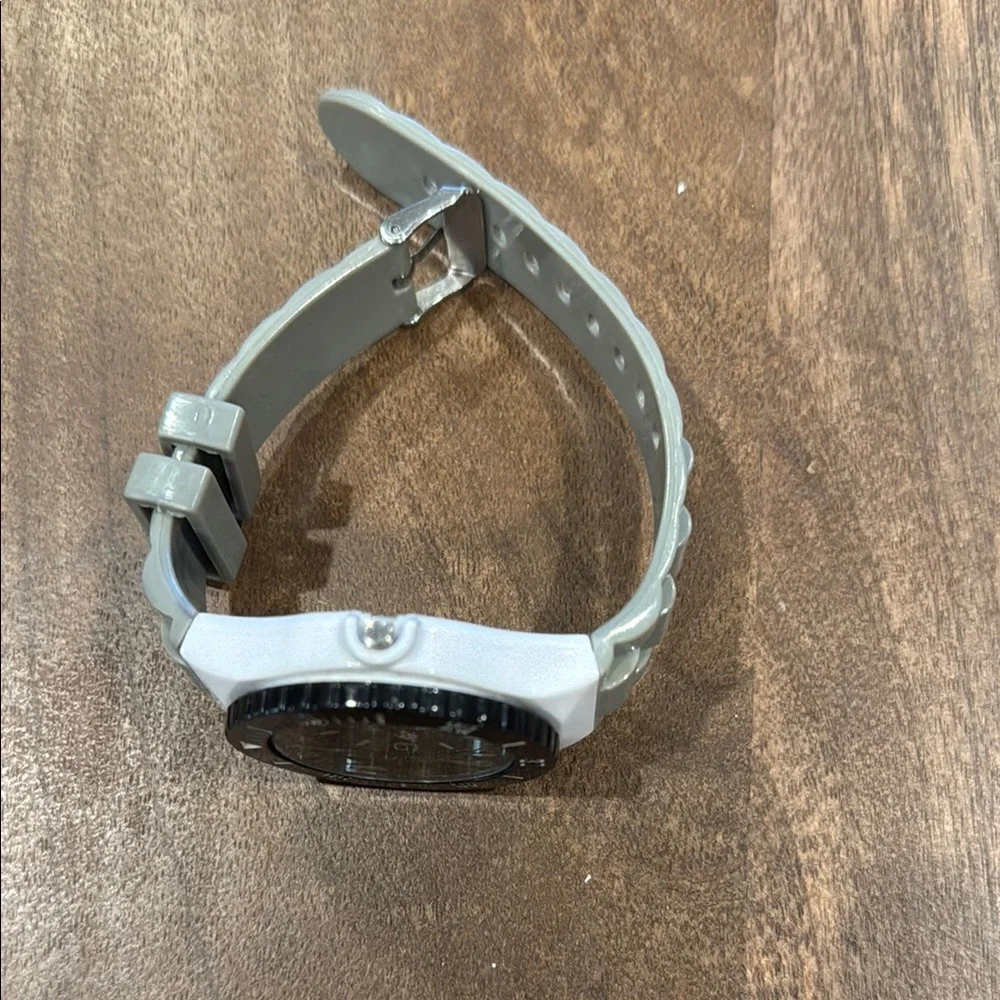 Iken Black and Silver Swatch Watch